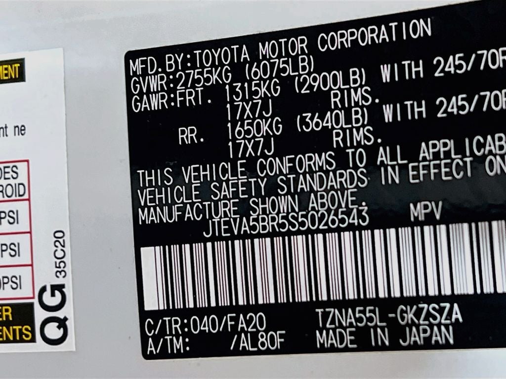 2025 Toyota 4Runner SR5