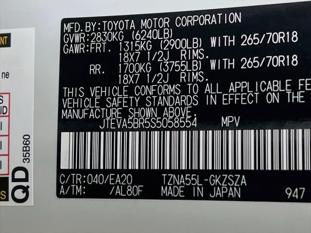 2025 Toyota 4Runner TRD Off-Road Premium