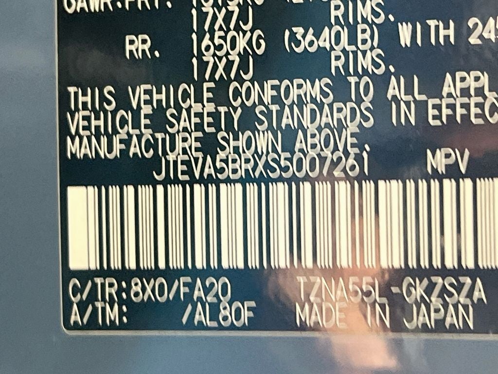 2025 Toyota 4Runner SR5