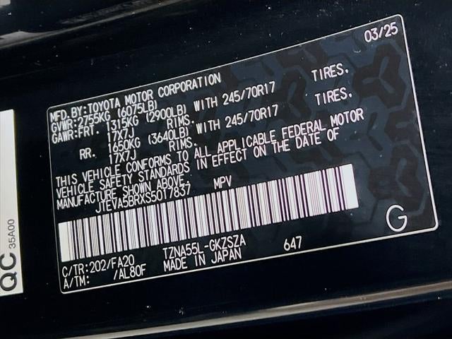 2025 Toyota 4Runner SR5