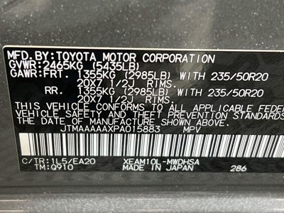 2023 Toyota bZ4X Limited