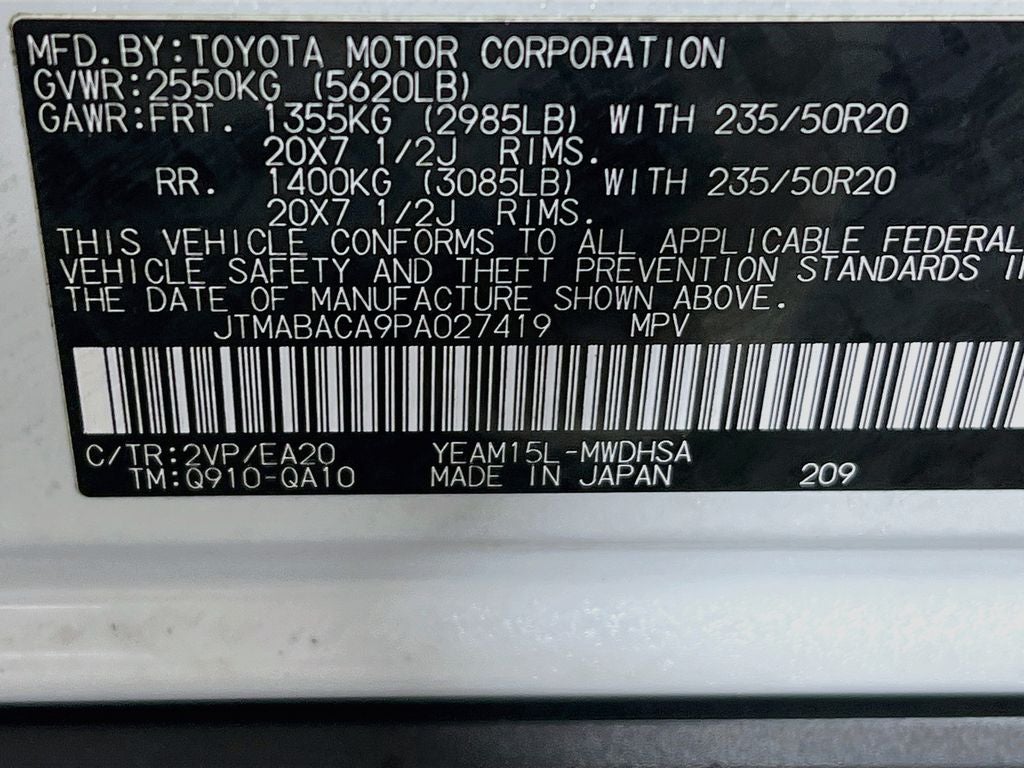 2023 Toyota bZ4X Limited