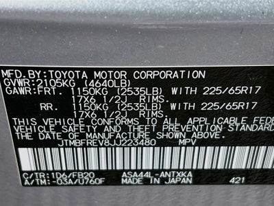 2018 Toyota RAV4 LE
