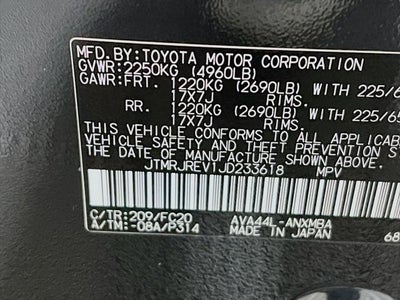 2018 Toyota RAV4 Hybrid LE