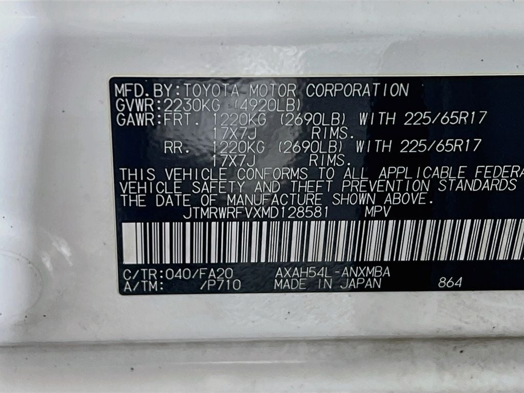 2021 Toyota RAV4 Hybrid XLE