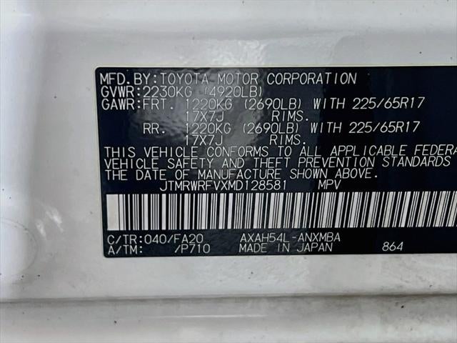 2021 Toyota RAV4 Hybrid XLE