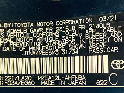 2021 Toyota Corolla Hatchback XSE