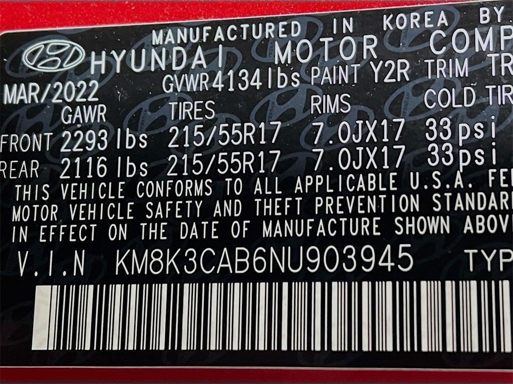 2022 Hyundai Kona SEL