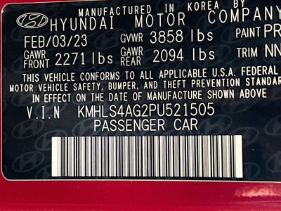 2023 Hyundai Elantra SEL