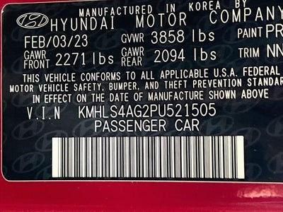 2023 Hyundai Elantra SEL