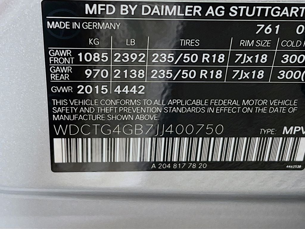 2018 Mercedes-Benz GLA GLA 250 4MATIC®