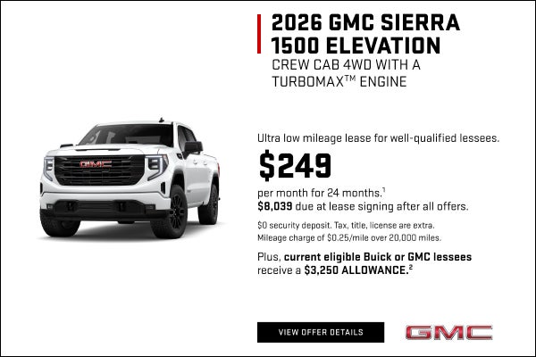 Ultra low mileage lease for well-qualified lessees.

$249 per month for 24 months.1 

$8,039 due ...
