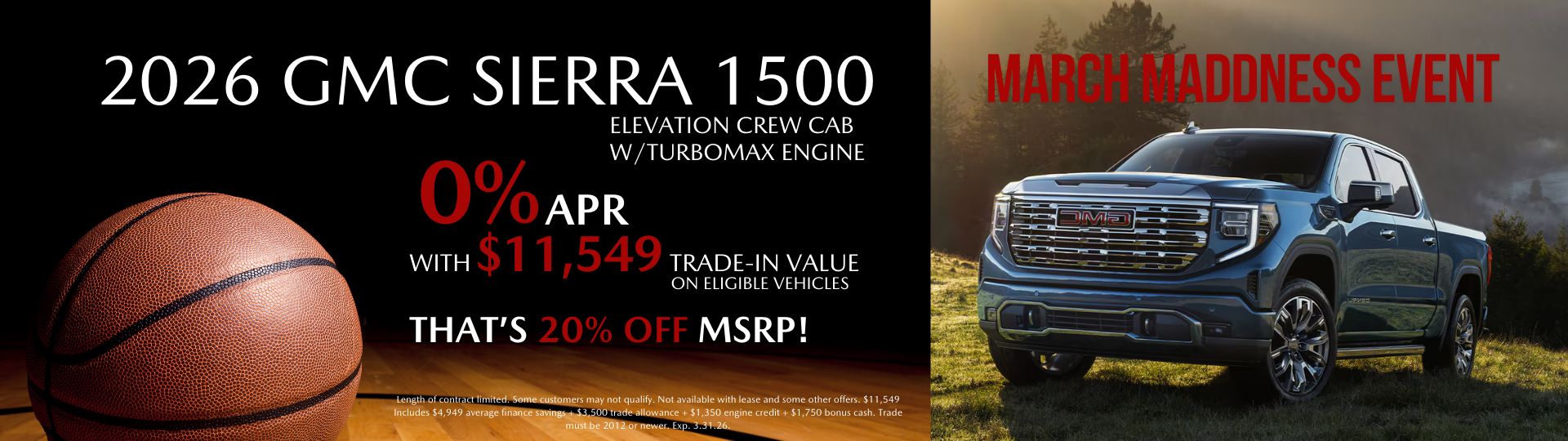 #Sierra1500 Special 0% APR