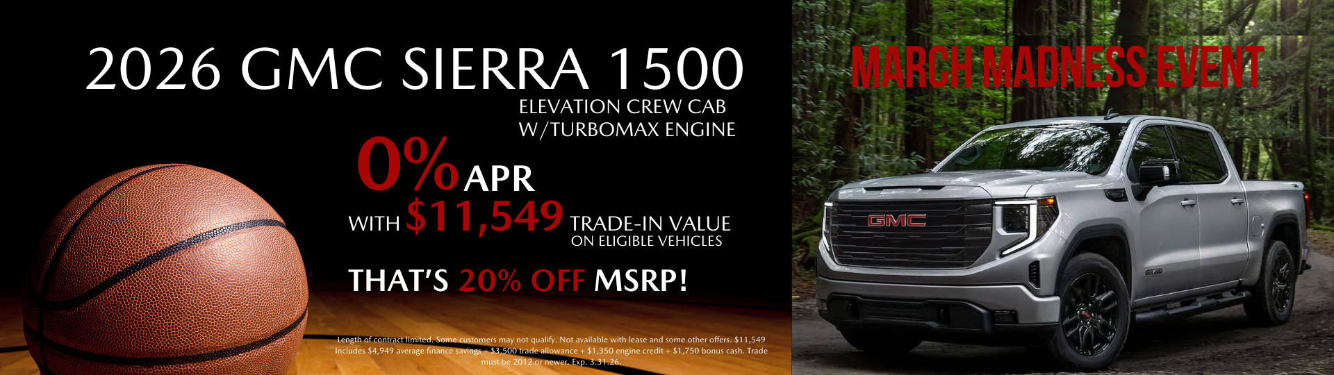 #Sierra1500 Special 0% APR